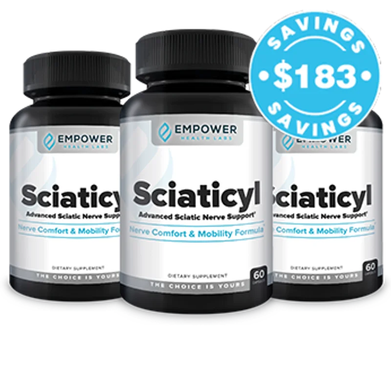 Sciaticyl 3-Bottle Bundle — 90-Day Supply